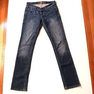 Abercrombie & Fitch Stretch Y2K Jeans Wn 0R (30x31) Embroidered Western Hipster